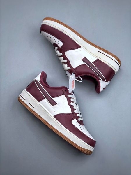 

wholesale men women running shoes athletic designer 1 low 07 college pack night maroon original quantity with boxes sneakers