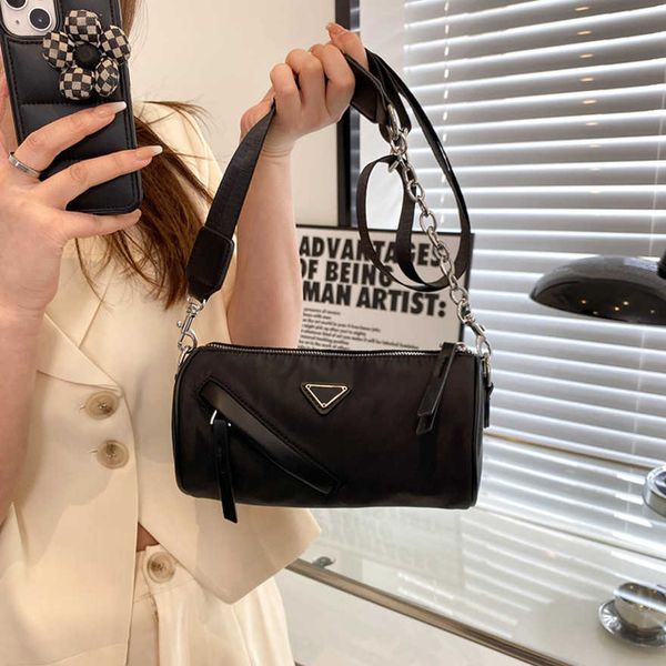 

luxury fashion bag street style rivet broadband cross body new oxd cloth cylinder for womenhigh