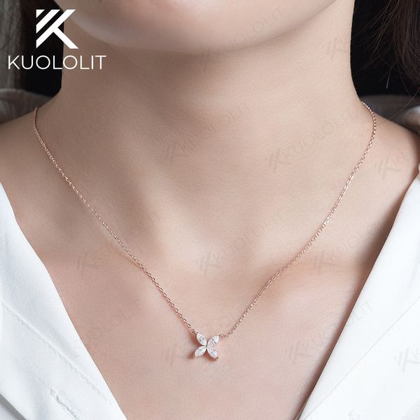 

ear cuff kuololit marquise earrings necklace for women 230224, Silver