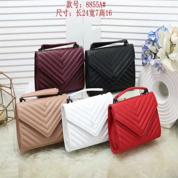 

wholesale market 2023 luxury small square inner patch pocket chain face zipper concealed soft handle shoulder cross bodyhigh quality