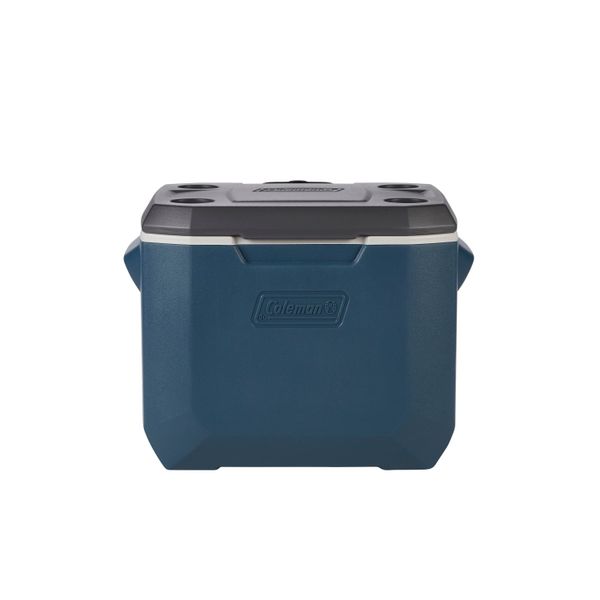 

coleman 50 quart xtreme 5 day hard cooler with wheels slate compass