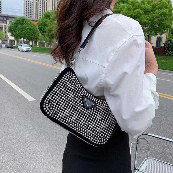 

luxury handbag summer diamond underarm new foreign style chain ins one shoulder crossbody women's baghigh