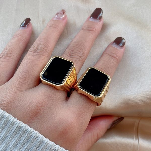 

botiega square designer big rings for woman gold plated 18k luxury fashion classic style official reproductions anniversary gift 003, Silver