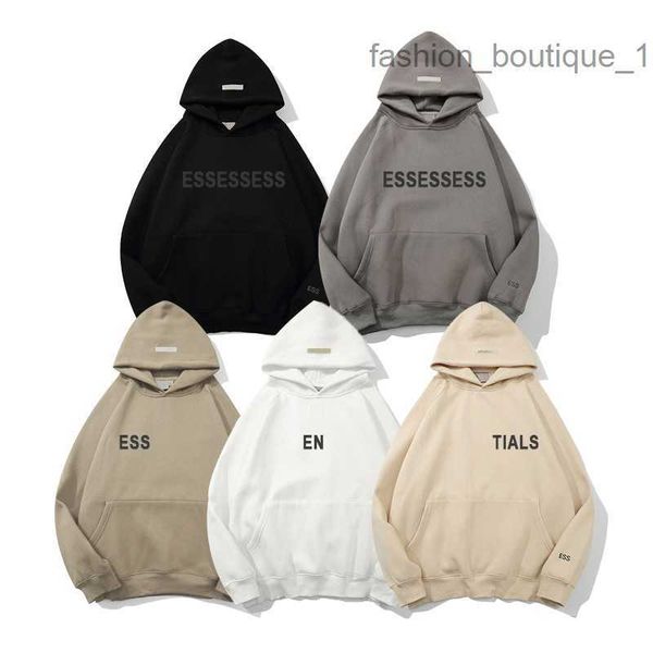 

ess hoody luxury hoodies designer pullover sweatshirts god loose long sleeve hooded jumper mens womens fashion streetwear lovers 9hs74, Black