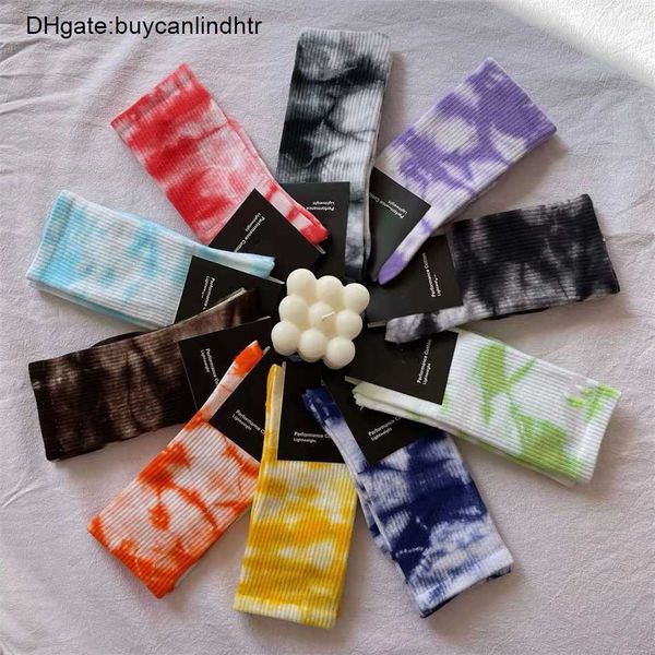 

tie dyeing sock slippers ankle socks cotton material underwear sports athletic geometric pattern fashion casual suitable for spring autumn n, Black