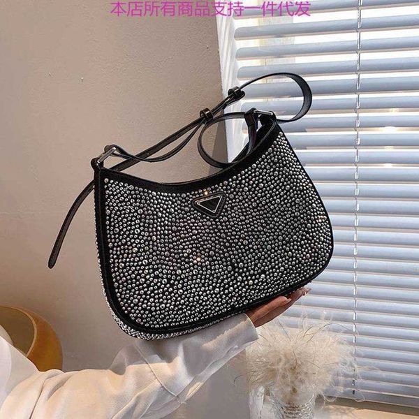 

2023 new luxury fashion bag new rhinestone single room underarm women's baghigh