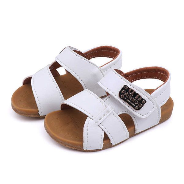 

sandals 2022 summer new casual children's sandals tendon soft bottom boys beach shoes soft bottom baby toddler shoes boys nonslil shoes, Black;red