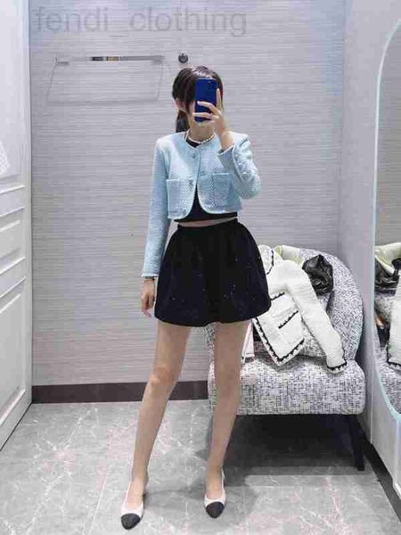 

women's jackets designer chan 2022 western suit jacket new autumn winter coat designer fashion tweed casual spring down jacket pm1x, Black;brown