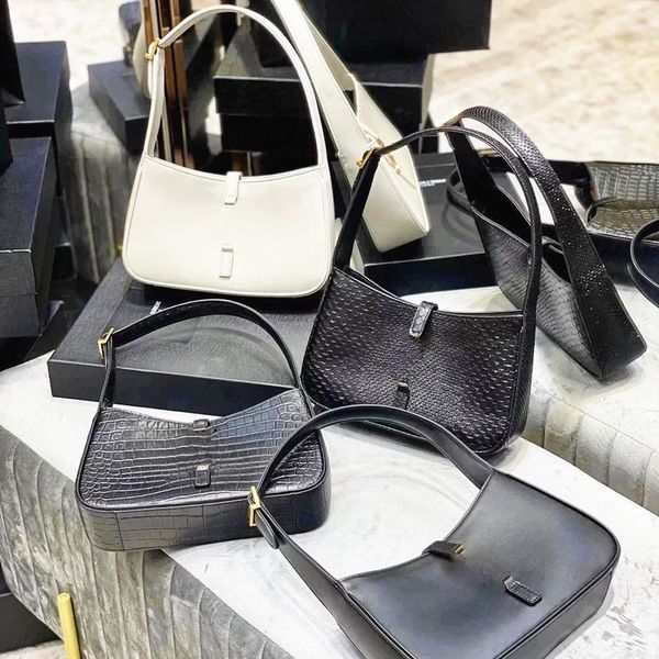 

hobo le5a7 mini bag genuine leather women's men purse tote crossbody luxury designer fashion saddle handbag crocodile pattern wallet sh