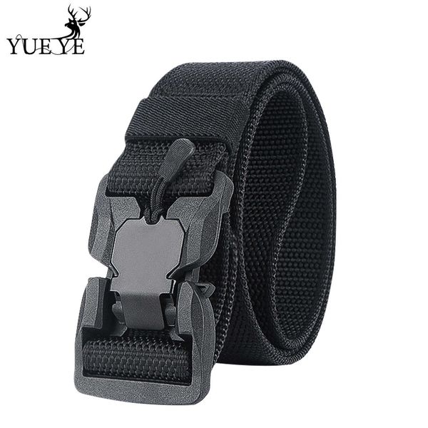 

belts new men belt outdoor hunting black military tactical quick release magnetic buckle multi function canvas nylon waist belts strap l2302, Black;brown