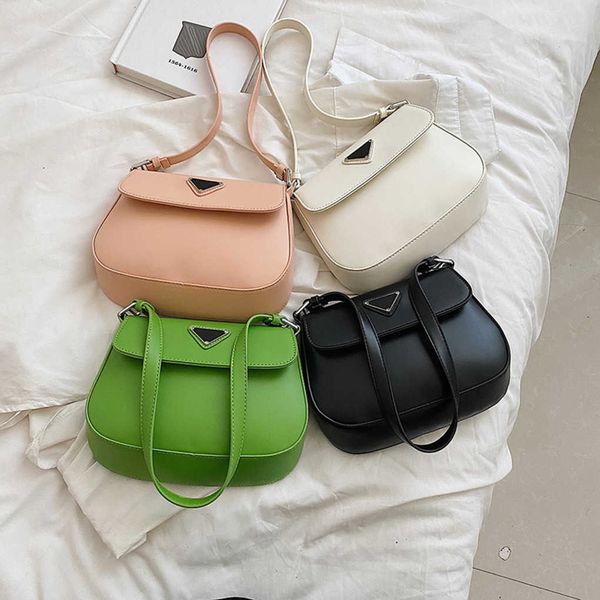 

80% 2023 luxury women's shoulder solid color leisure commuting messenger small square handbagshigh quality