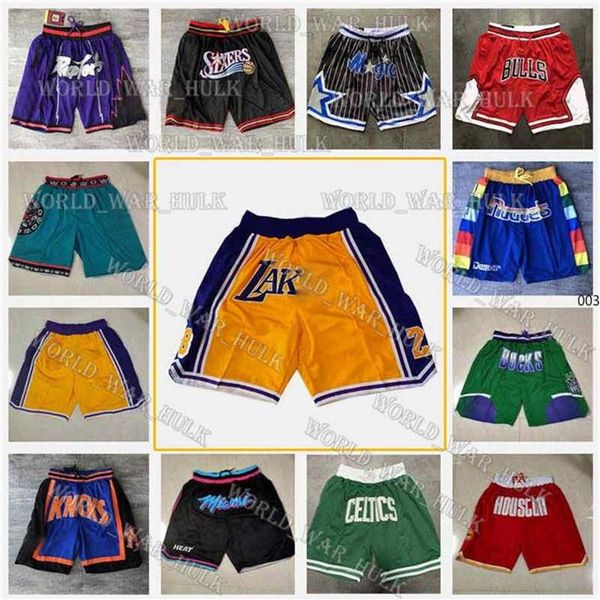 

2021 just stitched don printed basketball pocket shorts authentic pantalones supersonic retro pocket mitchell & ness shorts mens k2551, Black;red