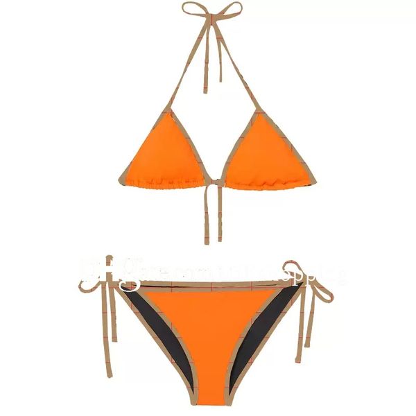 

orange bras sets thongs women swimwear for swimming clothing summer halter pool party bikini set swimwear, Black