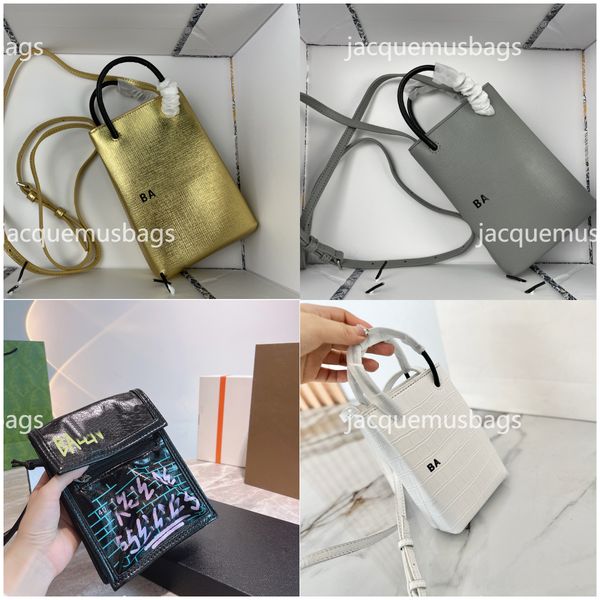 

mini tote bags designer luxury phone holder bag leather crossbody pattern shopping totes b logo bags fashion handbag size 18-12-7cm