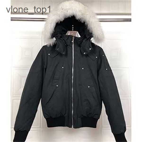 

1 to 1 men's down parkas jackets winter mens outdoor coat jacket casual hooded moose coats outerwear man warm men puffer doudoune outwe, Black