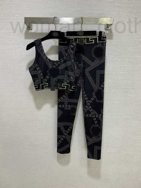 

designer women's tracksuits summer fashion designer womens cotton yoga suit same sty sportwear fitness 100 coka, Gray