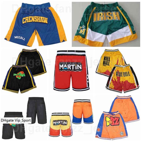 

pocket zipper just don love and basketball mccall two tone shorts martin 23 sport pant space jam star spangle st vincent mary iris252i, Black