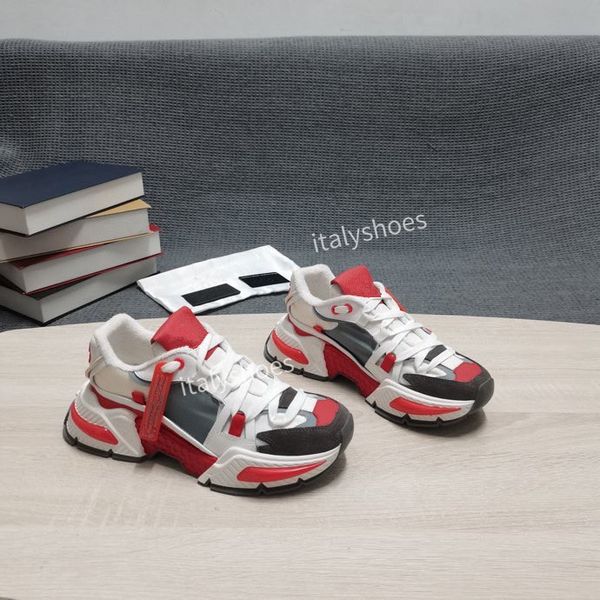 

2023 luxury fashion brands women leather sneakers mesh lace-up casual shoes outdoor trainer sneakers, Black