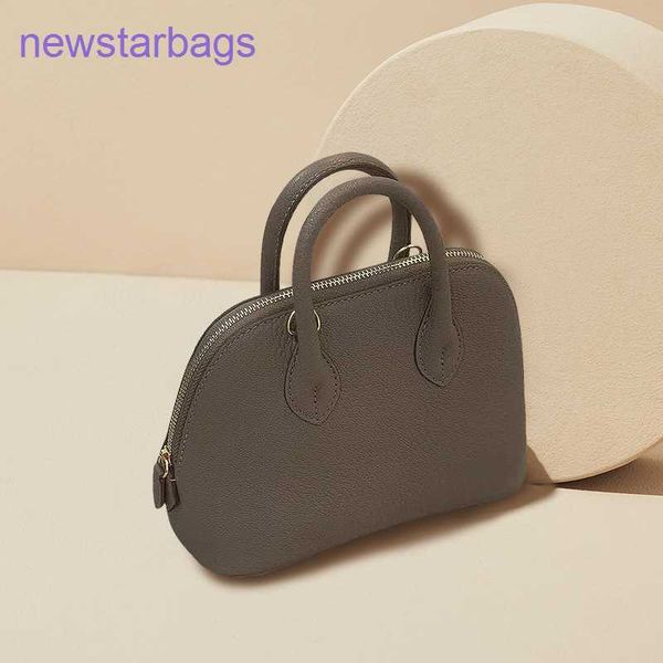 

h designer bags for women shell women's 2023 new bowling sheepskin handbag simple versatile zipper one should have logo