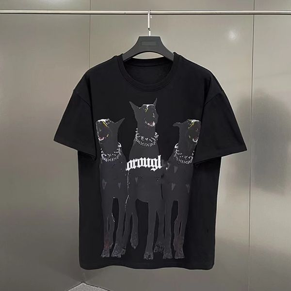 

men t shirt designer vintage street letter print summer short sleeve pullover, White;black