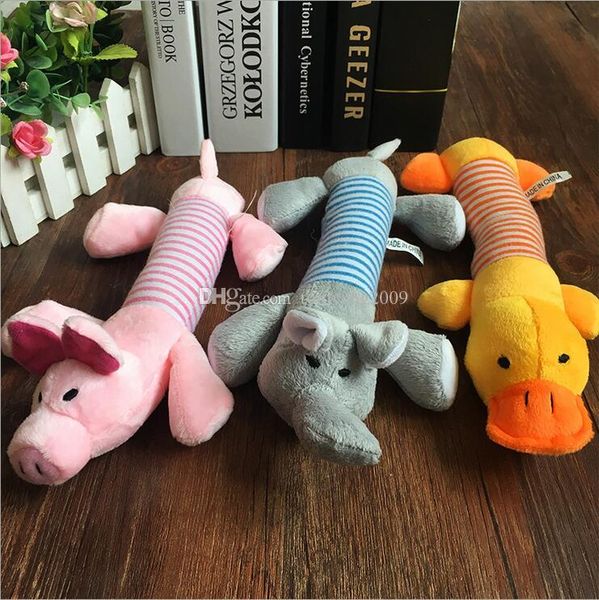 

Dog harness Cute Dog Toy Pet Puppy Plush Sound Chew Squeaker Squeaky Pig Elephant Duck Toys Lovely Pets plaything