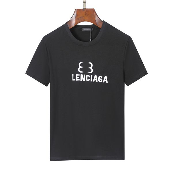 

2023 summer paris mens t-shirts designer tee luxury flocking letter tshirt t shirt classic fashion womens short sleeve casual cotton t-shirt, White;black