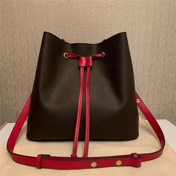 

high qaulity shoulder bags fashion handbags purses bucket bag women classic style genuine leather bag m44887