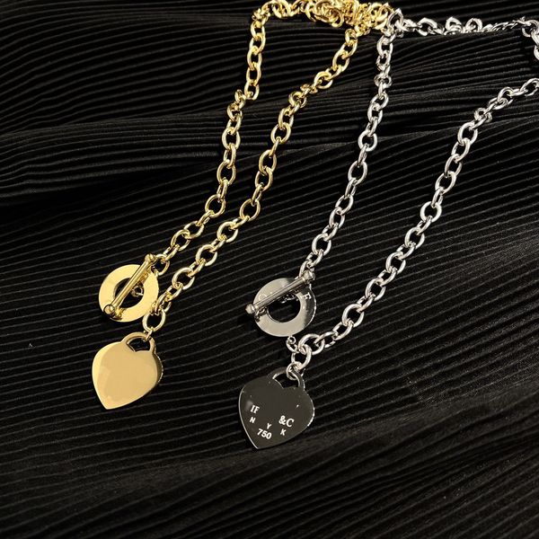 

luxury designer fashion necklace choker chain 925 silver plated 18k gold plated stainless steel letter pendant necklaces for women jewelry x