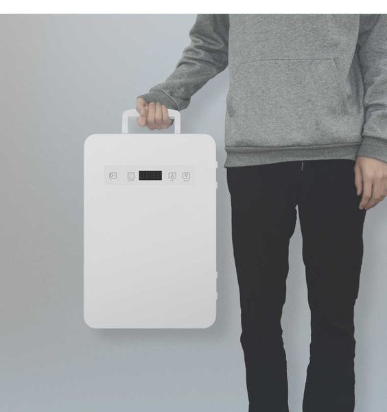 

20l car home use mini refrigerator cooler warmer dual-use fridge box temperature control 12v/220v dormitory r230225