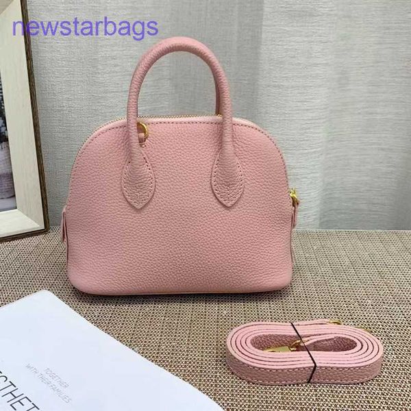 

h designer bags for women 2023 new h19cm shell wrap cowhide togo soft leather mini bowling portable women's b have logo