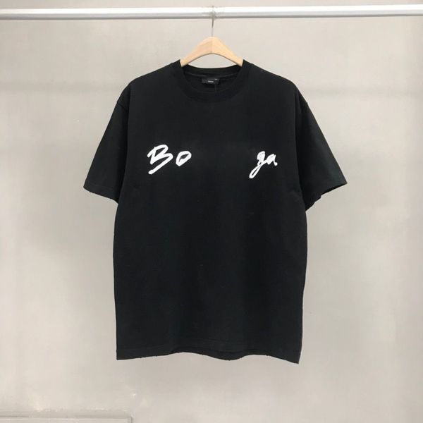 

men's t-shirts tees t shirts mens women designers t-shirts tees polos man s casual chest letter shirt luxurys clothing street 2023 sho, White;black