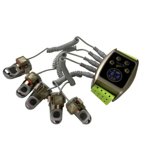 

multi-functional rf ems golden fingers massage machine for face lift