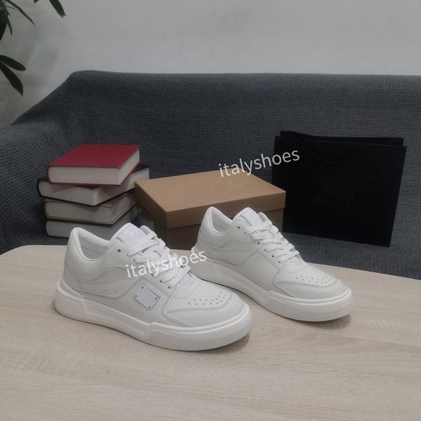 

2023 luxury designer trainers sneakers shoes low flat print white black leather trainers sneakers size35-46 bn220601