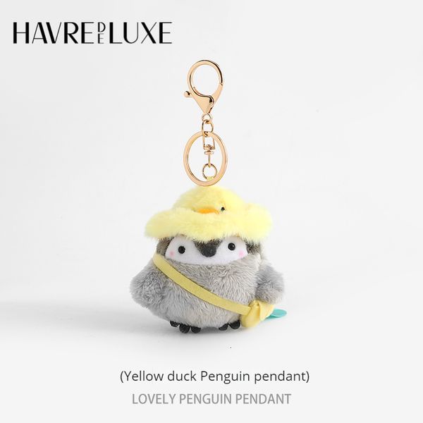 

bag parts accessories couple keychain handbag pendant doll car high-end cute charm chinese style 230224, Black