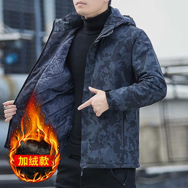 

camouflage sports casual jacket men's and women's outdoor windbreaker stormsuit couple plush optional 2mjm2mjm, Black;brown