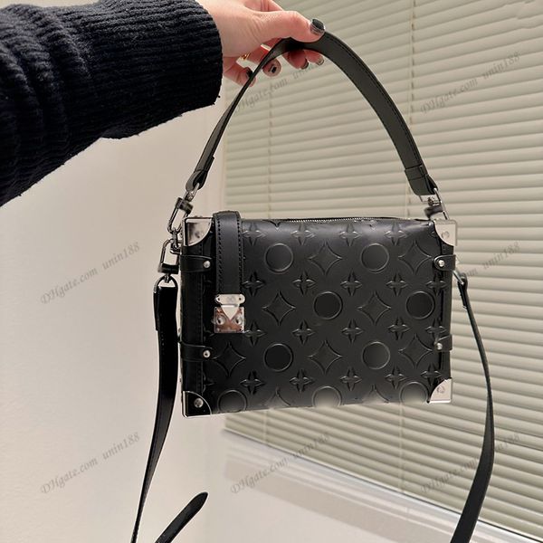 

23ss women luxurys designers upscale shouder bags handbag genuine leather flower totes crossbody ladies handbags square small box case 23cm