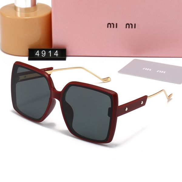 

classic designer sunglasses box polarized sunglasses ladies fashion holiday luxury sunglasses glasses with box 4914, White;black