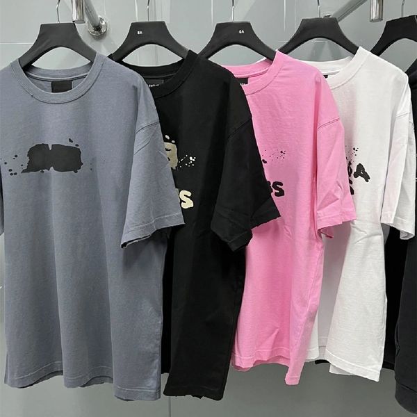 

t shirt designer spring and summer letter printed mens womens couple loose short sleeve various styles dfsdfds sdsds s wwewewe, White;black