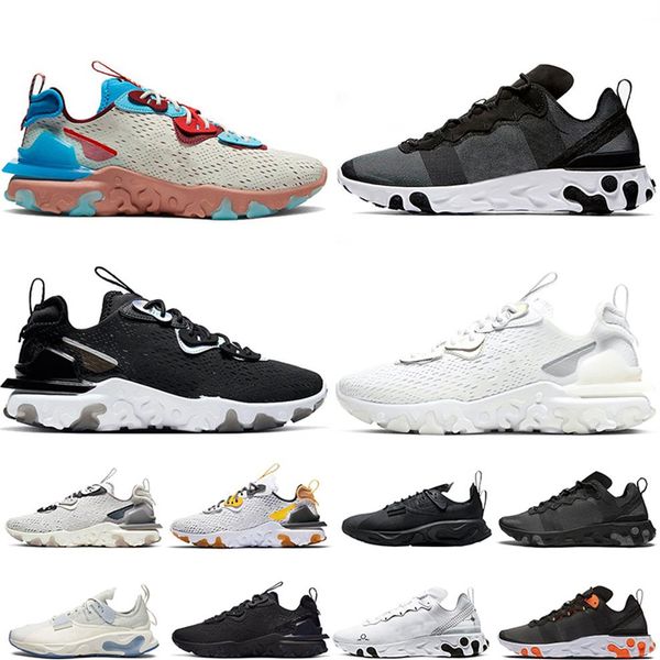 

nik epic react vision element 55 87 running shoes for men women black iridescent desert oasis pastel hues designer sports277c