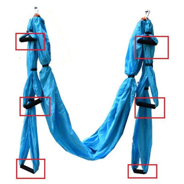 

yoga stripes 10 pcs handle yoga hammock swing handle aerial traction flight antigravity length customization yoga belt of the yoga hall j230