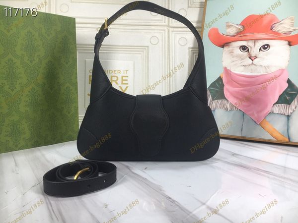 

high-quality735106 crescent shoulder bag luxury designer women's handbag fashion law stick underarm bag black green pink coffee leather