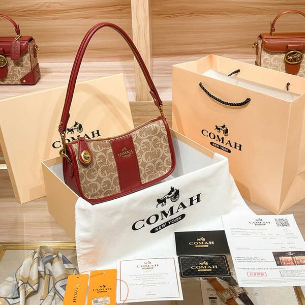 

2023 women bags women's underarm light luxury design single shoulder messenger bag 70%off factory handbags
