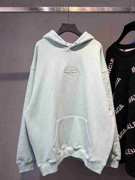 

women's hoodies & sweatshirts designer home sleeve letter band embroidery autumn winter light green men's women's loose sweat, Black