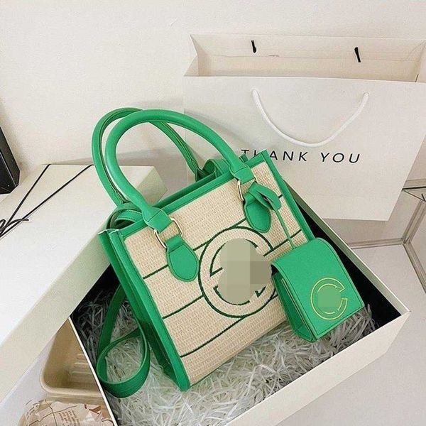 

75%off bags for women women's hand straw woven shoulder messenger bag women new fashion design purse bag handbag