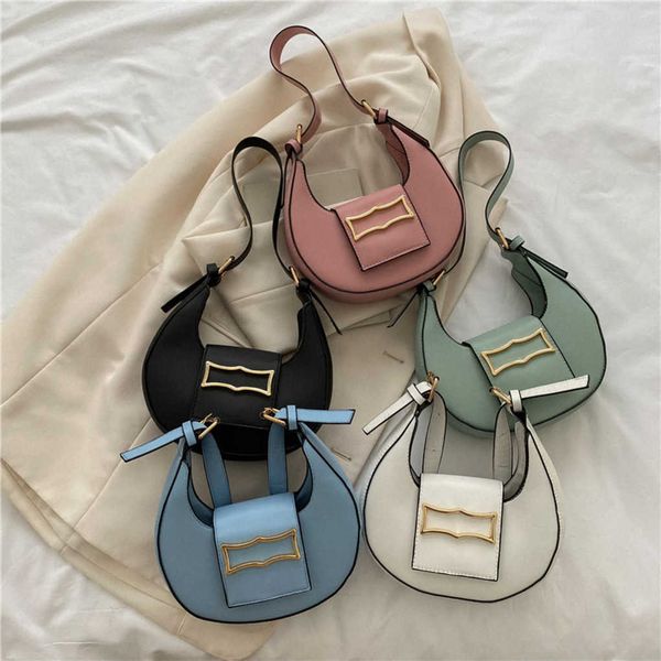 

80% 2023 luxury fashionable simple hbag this year fashionable and foreign one shoulder underarm dumplings women'shigh quality