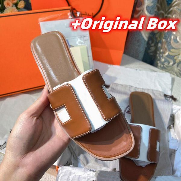 

2023 designer sandals women slippers paris brand sandal real leather slides platform flats shoes flip flop boots ladies indoor outdoor summe, Black
