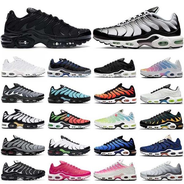 

wholesale 2022 men women running shoes tn plus 3 terrascape triple black white atlanta hyper sky blue fury jade laser wolf grey mens trainer