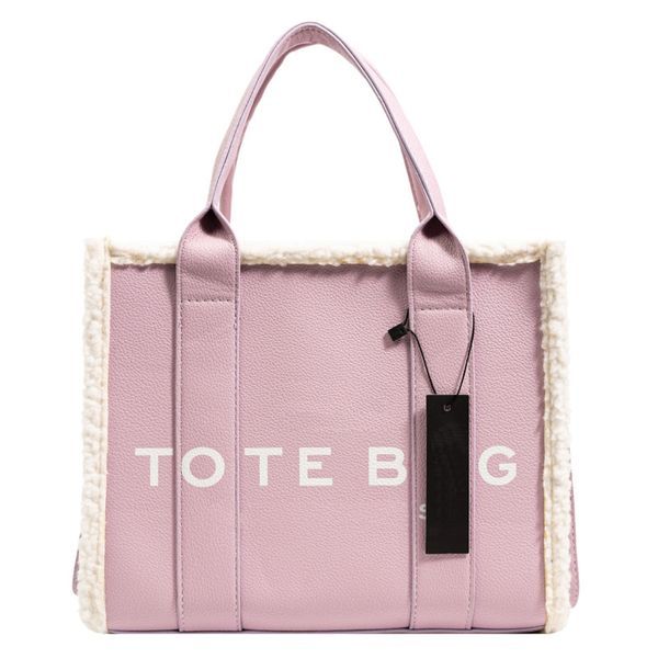 

body designer tote bag cross fashion women's leather bag beach bag jelly canvas handbags korean one shoulder lamb fur bag