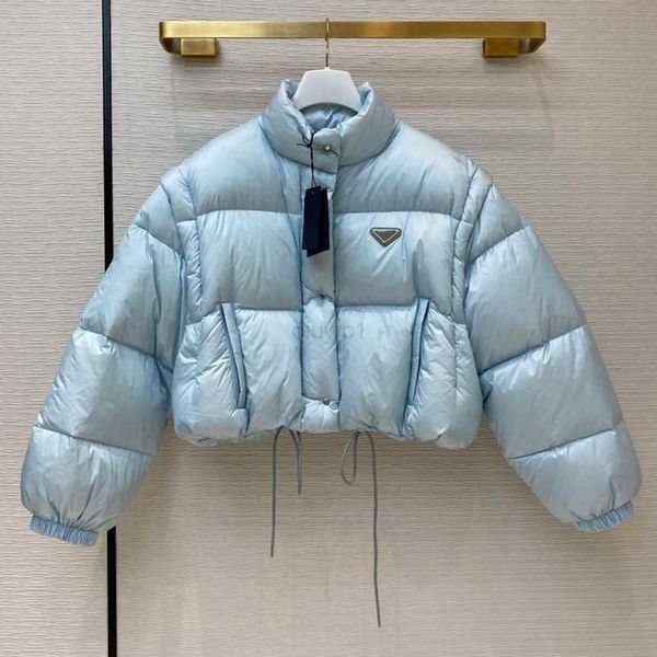 

women blue convertible down jacket designer slim coats sleeves detachable slimdd6j, Black;brown