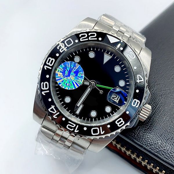 

mens automatic luxury mechanical watches 41mm watch gold super wristwatch sapphire glass christmas gift, Slivery;golden